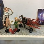 무료배송어린 왕자 주변 빈티지 비행기 모형 금속 공예품 아이디어 선물 : 신흥마켓