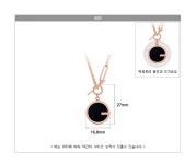 14k18k 오닉스 목걸이 데일리 종로 효성주얼리시티 금은방 쇼핑몰 젬로드 g3230 : 젬로드주얼리