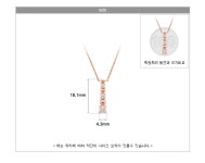 14k18k 큐빅 목걸이 데일리 종로 효성주얼리시티 금은방 쇼핑몰 젬로드 g3211 : 젬로드주얼리