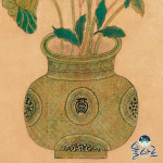 민화 연화도 연꽃그림 거실액자 돈들어오는그림 아크섹액자S : 율아트