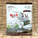 [만호녹차돌김20봉] 무염산 김원초 사용/천일염/함초를 더해 두번 구워 바삭하고 맛있는김/실속있는 김 선물세트/설선물세트 할인 : 땅끝마을참살이