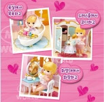 리틀미미 인형 공원 오픈카 고양이 카페 이층집에서 놀자 미미 인형놀이 장난감 : 선정