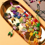 고급 고리장식 전통 나비자수 매듭 : 하마공방:D