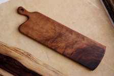 호두나무 손잡이 도마 롱슬림 : 시월은