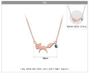 14k18k 동물 여우 목걸이 데일리 종로 효성주얼리시티 금은방 쇼핑몰 젬로드 g3133 : 젬로드주얼리