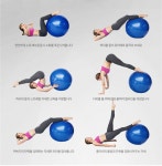 집에서 운동 홈 요가 필라테스 에이트 짐 볼 : 한아름랜드