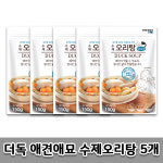 더독 강아지 고양이 보양식 5종X5개 /삼계탕/삼계죽/오리탕/오리죽/북어국/애견애묘겸용 : 득이네몰