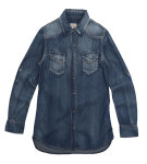 h5599 여성 90 데님 긴팔 남방 flamingo 구제모은 : 구제모은 gujemoeun