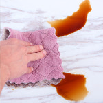 흡수 흡착 끝판왕 세척이 쉬운 노스크래치 극세사 행주 10P+10P : 모나코올리브