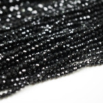 비즈공예 블랙스피넬 컷팅 2mm 팔찌만들기 비드 재료 원석비즈 부자재 beads : 미라클스톤