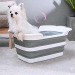 고양이 스파 목욕탕 애견 목욕통 접이식 강아지 욕조 : 모들꿈