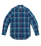 h5656 남성 100 체크 긴팔 남방 올드네이비 구제모은 : 구제모은 gujemoeun