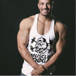 머슬도그 헬스 나시 머슬핏 짐웨어 [당일발송] : 강한형제