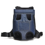 반려동물 외출가방 펫백 데님 투숄더 도그 통풍 여행 가방 들고 외출-22293192492268 : 블랙프리