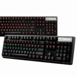 RIZUM G-FACTOR Z35 축교환 완전방수 광축 게이밍 키보드 레드LED : 디에스큐브