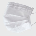 치과용마스크 3중필터 화이트 블루 1+1 100매 개학 덴탈 고급 개별포장 일회용 마스크 : 한스네