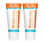 Thinkbaby 띵크베이비 세이프 선스크린 SPF 50+ 6 oz  패밀리사이즈 2팩 : 구디컴퍼니