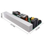 AIYIMA 500Wx2 디지털 전력 증폭기 듀얼 채널 고전력 증폭기 오디오 보드 홈 사운드 시어터 DIY : 재미몰