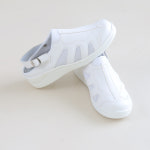 샵피라 S0717 가죽+메쉬소재 여성 간호화 간호운동화 간호실내화 실내화 : 샵피라