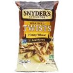 스나이더스 프레첼 허니 위트브레드 트위스트 340g Snyders of Hanover Honey WheatBraided Twists 12oz : 퍼스트피스