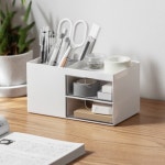 미니멀라이프 책상수납함 미니서랍 데스크오거나이저 연필꽂이 B01 : 바이빅컴퍼니