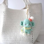 [코바늘DIY] 민트앨리키링 뜨개 인형 만들기 diy : JW손뜨개