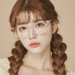 사각 오버사이즈 뿔테 남자 여자 최신 유행 얼굴형에 맞는 안경 패션 투명안경테 : 하루홀릭