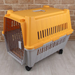 바퀴달려 이동이 편한 CM 대형견 켄넬 이동장 케이지 캐리어 : 코코도도
