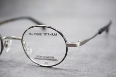 작은 티타늄안경 가벼운안경테 NEWYORKER by Maruman NY 6233 : FACEDRESS