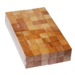 3x3x3cm 정육면체 원목 쌓기나무 120개 목재 큐브 블럭 : 가베공장
