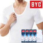 BYC 남성 빅사이즈 순면 반팔 메리야스 런닝 : 아이앤샵80