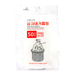 J0070/ (2974) 더웰 간편 사용 일회용 싱크대 거름망 50개 프리사이즈 : 크린이오