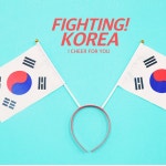 미니 태극기 수기 천 비닐 차량용 국경일 삼일절 광복절 선거 응원 행사용 : 조은쌤