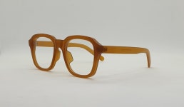 빅사이즈 패션 뿔테 브라운 안경테 52사이즈 H5372 오렌지 : OPTICAL MANIA