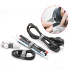 전선 정리 벽 고정 클립 인터넷 랜선 책상 바닥 매직 케이블 선정리 후크 홀더 소형20p : 봄 햇살