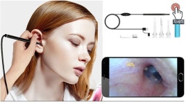 셀프 스마트폰 USB LED 귀내시경 귀이개 귀청소 귓밥 귀파개 귀후비개 귀지제거 이어클리너 카메라 : 한얼 샵