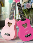 입문용 우쿨렐레/미니기타 사랑 기타 초년생 성인녀 벚꽃가루 우크리 작은 기타 기타입문 : 스토어밍밍