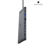 12IN1 USB C타입 노트북 멀티 포트 허브 애플맥북프로 LG올데이그램 삼성노트북 DOCK 독 : 한스 팩토리