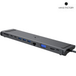 12IN1 USB C타입 노트북 멀티 포트 허브 애플맥북프로 LG올데이그램 삼성노트북 DOCK 독 : 한스 팩토리