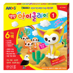 탱탱 아이클레이 컬러클레이 세트 / 1번 6색 18g : 동화오피스
