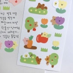 [에구구] 빼꼼튤립 씰스티커 : 위드유 상점