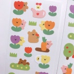 [에구구] 빼꼼튤립 씰스티커 : 위드유 상점