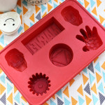 실리콘 모양 빅 얼음틀 캐릭터 아이스트레이 : 빈스메이드