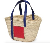 로에베 블루 레드 미듐 바스켓 토트백 LOEWE BLUE RED MEDIUM BASKET TOTE BAG : AT SSONG