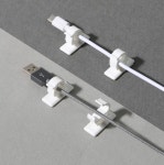 전선벽고정 코드 인터넷 충전기 책상 선 고정 정리 : TSmall