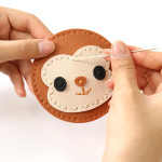 휴대용 만들기 재료 세트 DIY 키트 바느질 공예 아크릴 어린이 유아 돌봄 교실 체험 활동 단체 미술 꾸미기 엄마표 반제품 놀이 실꿰기 : 클릭해바