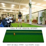 개인 가정용 실내 스크린 골프 아이언 어프로치 퍼터 매트 초보 입문 연습장 연습 : 우리쇼핑하자