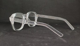 빅사이즈 클리어 투명 뿔테 안경테 52사이즈 H5372 투명화이트 : OPTICAL MANIA