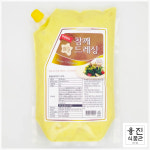 평강푸드 참맛 참깨드레싱 2kg / 치킨 양상추 파스타 콥 샐러드 타다키 두부 드레싱 : 융진식품관