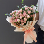 자나장미꽃다발 생화 여자친구꽃선물배달 : 레인보우플라워